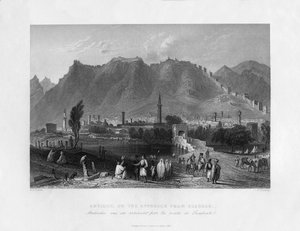 Antiochia, auf dem Weg von Suadeah, Türkei, 1841 von J. Redaway