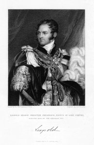 Leopold von Sachsen-Coburg und Gotha, 1831 von J. Thomson