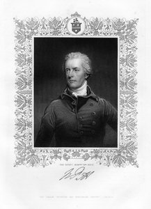 William Pitt, der Jüngere, britischer Politiker und Premierminister, 19. Jahrhundert von J. Thomson