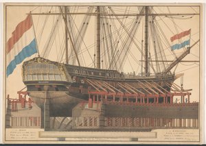 Das Schiff Zoutman auf Kamelen