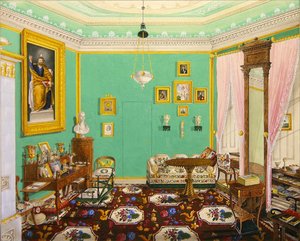 Sammlerkabinett im Schloss Ballenstedt, Sachsen-Anhalt von J. Willing