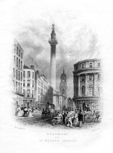 Denkmal und Kirche St. Magnus der Märtyrer, London