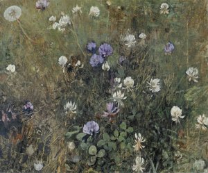 Blühender Klee