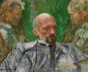 Der Künstler und die Muse von Jacek Malczewski