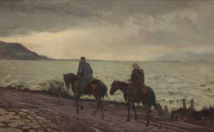Don Quijote und Sancho Panza von Jacek Malczewski
