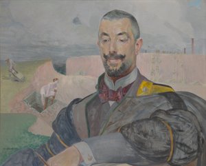 Porträt von Erazm Barącz von Jacek Malczewski