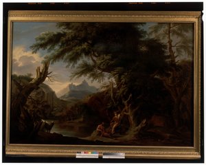 Ein Paar Landschaften von Jacob Philippe Hackert