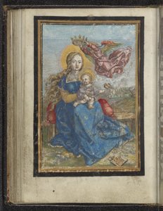 Maria mit Kind von einem Engel gekrönt von Jacob Binck