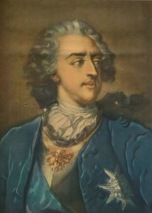 Louis XV, König von Frankreich von Jacob Christoph Le Blon