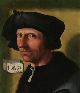 Porträt von Jacob Cornelisz van Oostsanen (ca. 1472/77-1528/33)