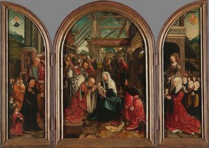Anbetung der Könige von Jacob Cornelisz van Oostsanen