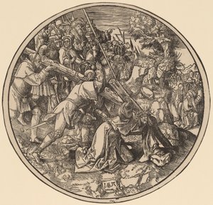 Christus trägt das Kreuz von Jacob Cornelisz van Oostsanen