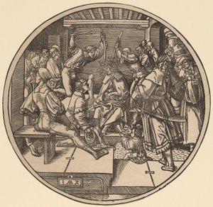Christus mit Dornen gekrönt von Jacob Cornelisz van Oostsanen