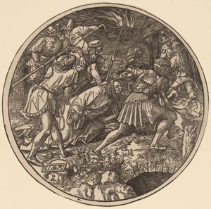 Christus wird nach seiner Verhaftung weggeführt von Jacob Cornelisz van Oostsanen