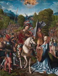 David und Abigail von Jacob Cornelisz van Oostsanen