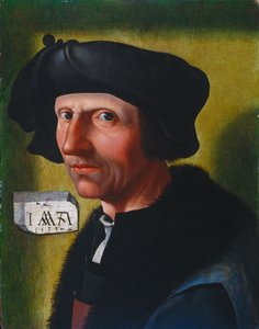Selbstporträt, 1533 von Jacob Cornelisz van Oostsanen