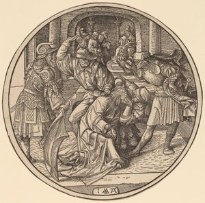 Die Verspottung Christi und Christus vor Kaiphas von Jacob Cornelisz van Oostsanen