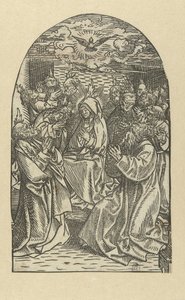 Ausgießung des Heiligen Geistes von Jacob Cornelisz van Oostsanen