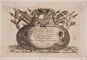 Titelblatt zu "To gange 6 Landskaber forferdigede på Bremerholm" von Jacob Fosie