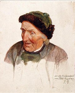 Der alte Rüstungsmacher von Pahl, 1829 von Jacob Gensler