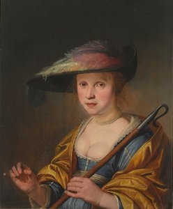 Dame als Schäferin