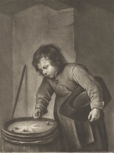 Junge spielt Murmeln von Jacob Gole