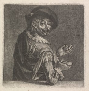 Mann, der Schnupftabak nimmt von Jacob Gole