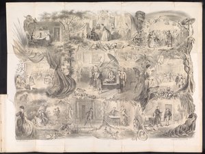 Karikatur im Delfter Studentenalmanach, 1858