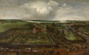 Dorf an der Schelde