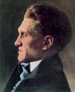 Stefan George, deutscher Dichter von Jacob Hilsdorf