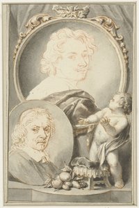 Porträts von Anton van Dyck und Jacob de Bray