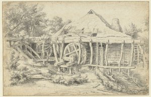 Ansicht einer Wassermühle von Jacob van Ruisdael