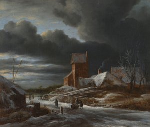 Winterlandschaft von Jacob van Ruisdael