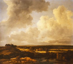 Eine weite Landschaft im Sommer, 1665-70 von Jacob van Ruisdael