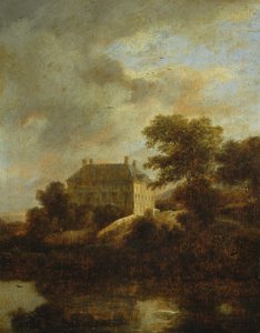 Landschaft mit Landhaus