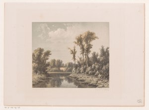 Landschaft mit Fluss