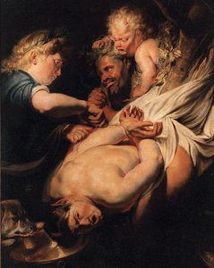 Apollo häutet Marsyas, ca. 1625 von Jacob Jordaens