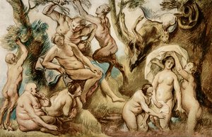 Diana beim Baden von Jacob Jordaens