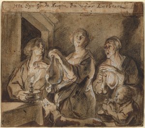 Es sind gute Kerzen, die den Weg erleuchten von Jacob Jordaens