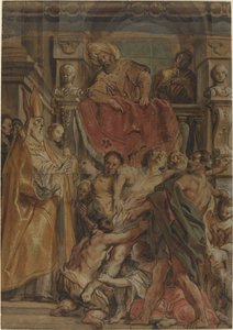 Der heilige Martin von Tours heilt den Diener von Tetrodius von Jacob Jordaens