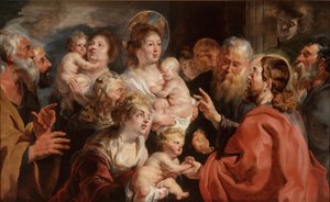 Lasset die Kinder zu mir kommen von Jacob Jordaens