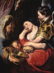 Die Versuchung der Magdalena, um 1616-17 von Jacob Jordaens