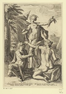 Drei Schicksalsgöttinnen von Jacob Matham (attributed to)