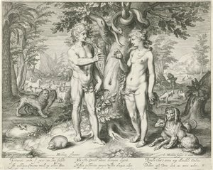 Adam und Eva im Paradies