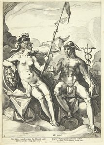 Die Allianz zwischen Athene und Merkur (Hermathena)