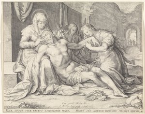 Beweinung Christi von Jacob Matham