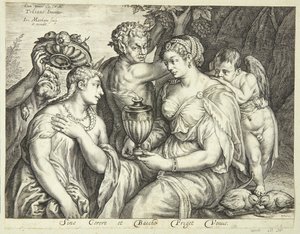 Ceres, Bacchus und Venus von Jacob Matham
