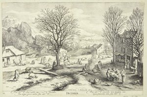 Dezember von Jacob Matham