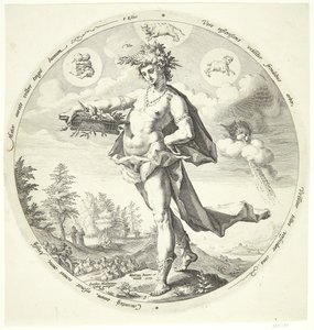 Frühling von Jacob Matham
