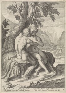 Herkules und Deïanira von Jacob Matham